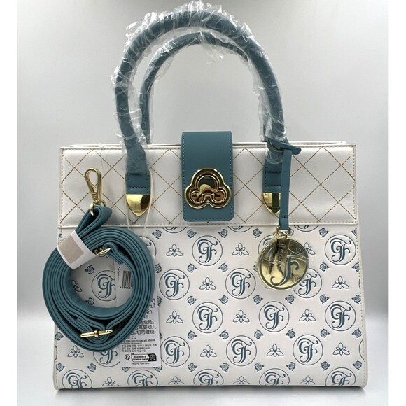 Loungefly Disney Grand Floridian Resort Monogram Tote Bag & Crossbody NWT - Picture 1 of 13